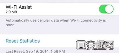iOS 9.3的Wi-Fi助理可标识耗费流量