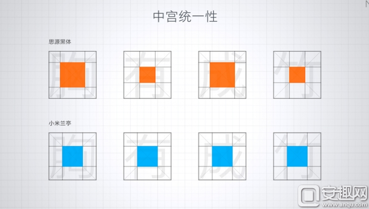 14:13小米兰亭字体把中宫调整得十分的均衡,既不过胖,也不过瘦,是