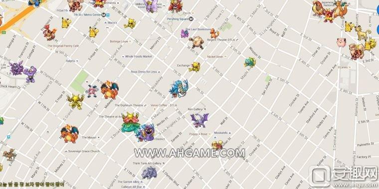 Pokemon Go稀有精灵地点查询工具口袋妖怪go稀有精灵分布 安趣网