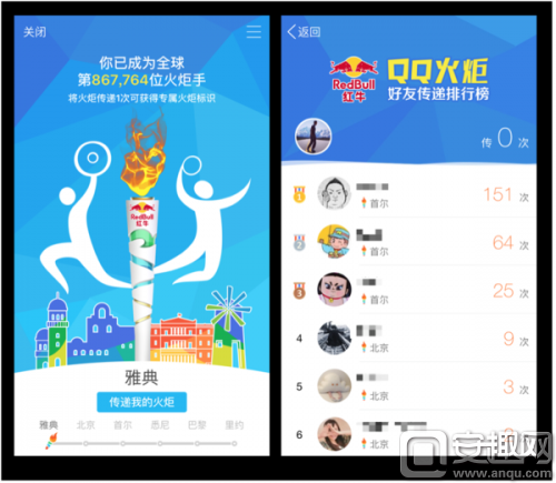 qq火炬传递几个到悉尼 qq火炬手传递方法